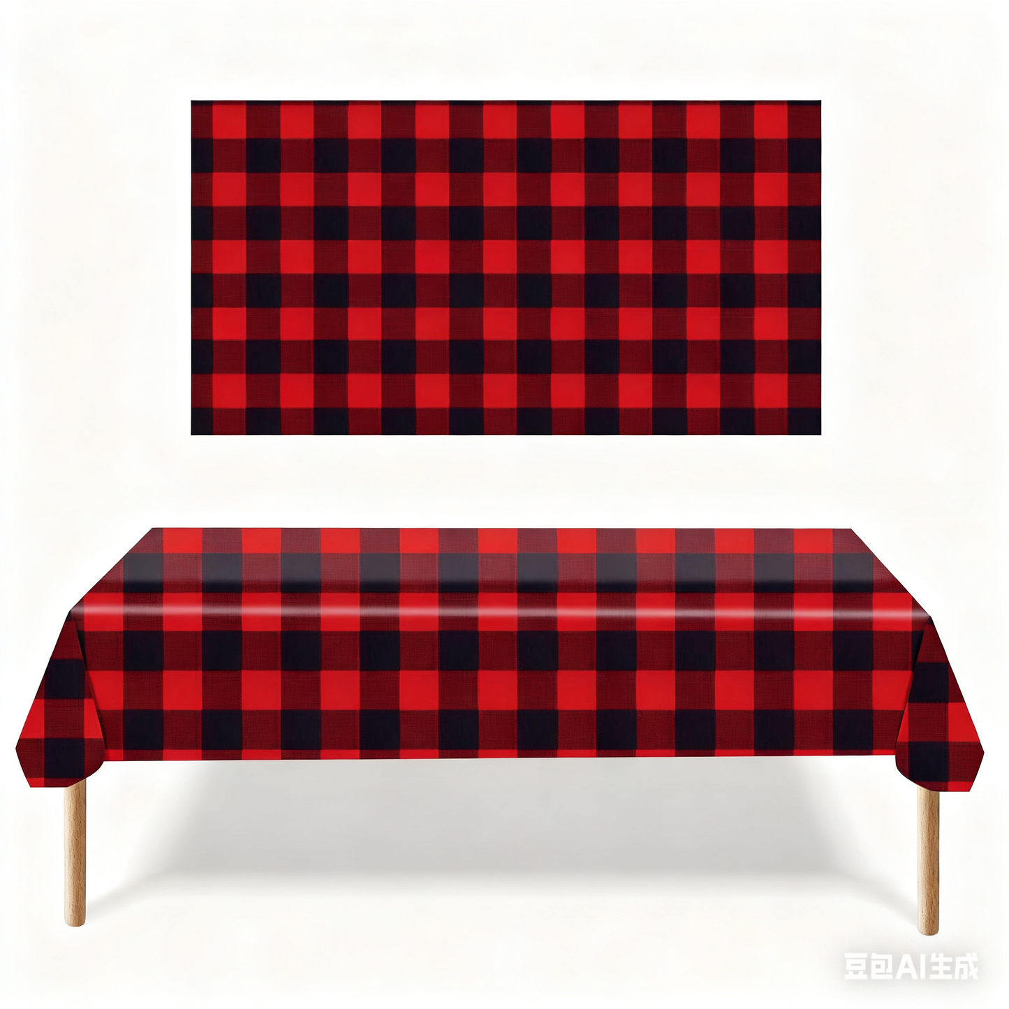 Christmas disposable tableware set: Spend less time cleaning, and more time celebrating.