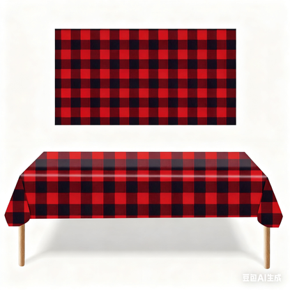 Christmas disposable tableware set: Spend less time cleaning, and more time celebrating.