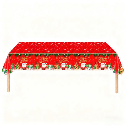 Christmas disposable tableware set: Spend less time cleaning, and more time celebrating.