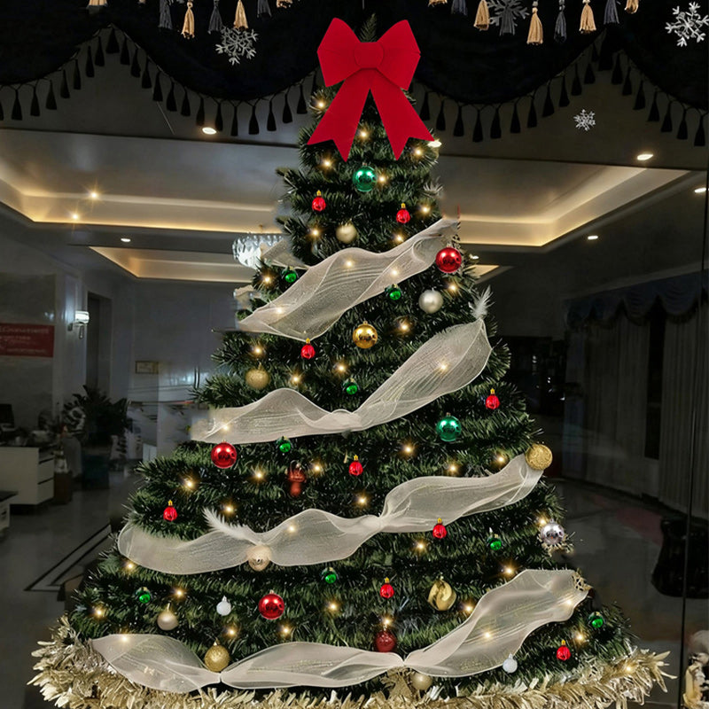 Christmas DIY Fuzzy Yarn Wall Hanging Kit - Create Your Own Stick-On Christmas Tree for Living Room, Bedroom, Yard & Kitchen Decor