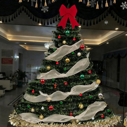 Christmas DIY Fuzzy Yarn Wall Hanging Kit - Create Your Own Stick-On Christmas Tree for Living Room, Bedroom, Yard & Kitchen Decor